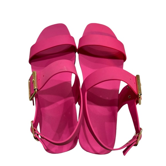Bared Footwear "Sanderlings" vegan leather sandals in raspberry size EU40/10 - Picture 4 of 7